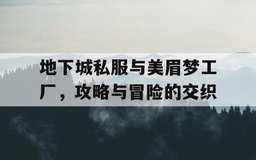 地下城私服与美眉梦工厂，攻略与冒险的交织