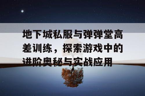 地下城私服与弹弹堂高差训练，探索游戏中的进阶奥秘与实战应用